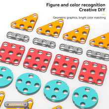 Load image into Gallery viewer, 230pcs Children DIY Tool Toys Set Electric Drill Screw Nuts 3D Puzzle Toy Pretend Play Tool Kits 2D/3D Educational Toy
