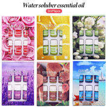 Load image into Gallery viewer, 6Pcs 3ml Car Essential Oils Aroma Diffuser Air Humidifier Water-soluble Air Freshener Scents Fragrance Car Perfume Refill with Box
