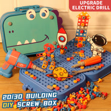Load image into Gallery viewer, 156/211/351pcs Children's Toolbox Set Simulation Repair Tools Electric Drill Screwdriver Tool Kit Pretend Play Toy Plastic Toy
