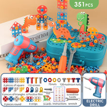 Load image into Gallery viewer, 156/211/351pcs Children's Toolbox Set Simulation Repair Tools Electric Drill Screwdriver Tool Kit Pretend Play Toy Plastic Toy

