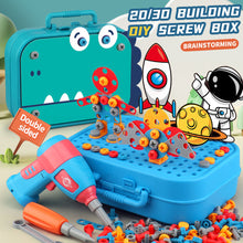 Load image into Gallery viewer, 156/211/351pcs Children's Toolbox Set Simulation Repair Tools Electric Drill Screwdriver Tool Kit Pretend Play Toy Plastic Toy
