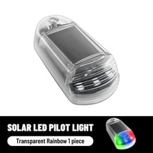 Load image into Gallery viewer, 1PC Car Roof Lights Solar Powered Flashing Lights Yellow or 7 Colors Cab Punch-Free Phone App Control Wireless Or Truck
