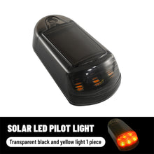 Load image into Gallery viewer, 1PC Car Roof Lights Solar Powered Flashing Lights Yellow or 7 Colors Cab Punch-Free Phone App Control Wireless Or Truck
