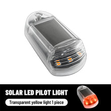 Load image into Gallery viewer, 1PC Car Roof Lights Solar Powered Flashing Lights Yellow or 7 Colors Cab Punch-Free Phone App Control Wireless Or Truck
