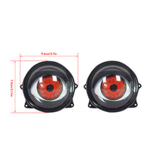 Load image into Gallery viewer, 3 Inch Car Dynamic Devil Eyes Lens Lights 12-36V Demon Red Eye Headlight Assembly Auto Retrofit Accessories
