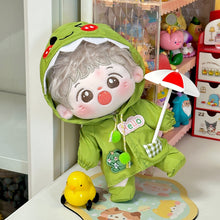 Load image into Gallery viewer, For 10/20CM Cotton Doll Raincoats Cartoon Plush Doll Replacement Outfit Playing House Accessories Mini Clothes
