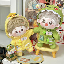 Load image into Gallery viewer, For 10/20CM Cotton Doll Raincoats Cartoon Plush Doll Replacement Outfit Playing House Accessories Mini Clothes
