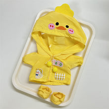 Load image into Gallery viewer, For 10/20CM Cotton Doll Raincoats Cartoon Plush Doll Replacement Outfit Playing House Accessories Mini Clothes
