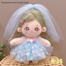 Load image into Gallery viewer, For 20CM Cotton Doll Dresses Cartoon Plush Doll Replacement Outfit Playing House Accessories Mini Clothes
