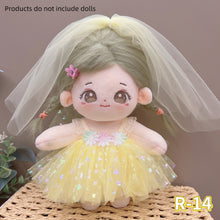 Load image into Gallery viewer, For 20CM Cotton Doll Dresses Cartoon Plush Doll Replacement Outfit Playing House Accessories Mini Clothes
