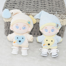 Load image into Gallery viewer, 10cm Doll Dolls Dress New Baby Clothes Doll Clothes Multicolor Embroider BJD Doll Clothes Master Dog

