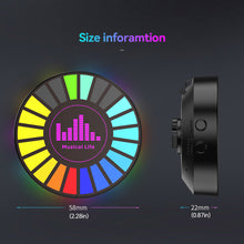 Load image into Gallery viewer, Intelligent Car Wireless Remote Control Aromatherapy Lamp APP Control Music Rhythm Light Air Freshener Atmosphere Light
