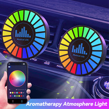Load image into Gallery viewer, Intelligent Car Wireless Remote Control Aromatherapy Lamp APP Control Music Rhythm Light Air Freshener Atmosphere Light
