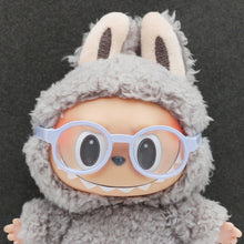 Load image into Gallery viewer, For Labubu Glasses 6.5cm Cute Plastic Glasses for 15cm Labubu Macaron and 60cm BJD Dolls and 1/3 BJD Dolls Toy Glasses Accessories
