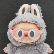 Load image into Gallery viewer, For Labubu Glasses 6.5cm Cute Plastic Glasses for 15cm Labubu Macaron and 60cm BJD Dolls and 1/3 BJD Dolls Toy Glasses Accessories
