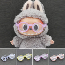 Load image into Gallery viewer, For Labubu Glasses 6.5cm Cute Plastic Glasses for 15cm Labubu Macaron and 60cm BJD Dolls and 1/3 BJD Dolls Toy Glasses Accessories
