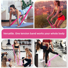 Load image into Gallery viewer, Colorful Yoga Resistance Band Long Training Stretch Bands for Physical Therapy Lower Body home Strength Elastic Exercise Bands
