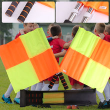 Load image into Gallery viewer, Football Referee Card Game Referee Patrol Flag Red And Yellow Card With Pencil Football Warning Card And Edge Picker
