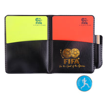 Load image into Gallery viewer, Football Referee Card Game Referee Patrol Flag Red And Yellow Card With Pencil Football Warning Card And Edge Picker
