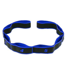 Load image into Gallery viewer, Adult High Elasticity Yoga Stretch Resistance Bands Multi-Segment Belt Yoga Assisted Stretching Belt Yoga Fitness Supply
