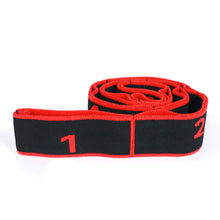 Load image into Gallery viewer, Adult High Elasticity Yoga Stretch Resistance Bands Multi-Segment Belt Yoga Assisted Stretching Belt Yoga Fitness Supply
