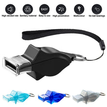 Load image into Gallery viewer, Basketball Dolphin Whistle Referee Whistled Seedless Plastic Sports Whistle Professional Soccer Basketball Referee Whistle Outdoor Sport
