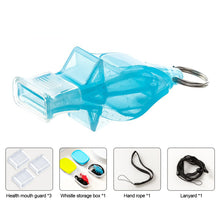 Load image into Gallery viewer, Basketball Dolphin Whistle Referee Whistled Seedless Plastic Sports Whistle Professional Soccer Basketball Referee Whistle Outdoor Sport
