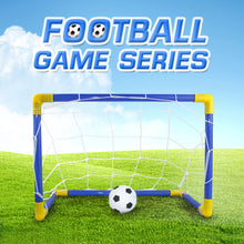 Load image into Gallery viewer, Indoor Outdoor Mini Folding Soccer Goal Net Plastic Football Post Frame Set Inflatable Kids Sport Toys For Indoor Outdoor Team Games
