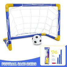 Load image into Gallery viewer, Indoor Outdoor Mini Folding Soccer Goal Net Plastic Football Post Frame Set Inflatable Kids Sport Toys For Indoor Outdoor Team Games
