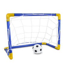 Load image into Gallery viewer, Indoor Outdoor Mini Folding Soccer Goal Net Plastic Football Post Frame Set Inflatable Kids Sport Toys For Indoor Outdoor Team Games

