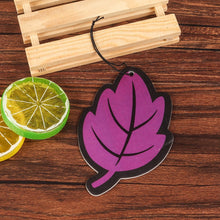 Load image into Gallery viewer, Car Air Freshener Perfume Pendants Vehicle Cartoon Leave Solid Fragrance Piece Auto Slice Aroma Rearview Mirror Ornament

