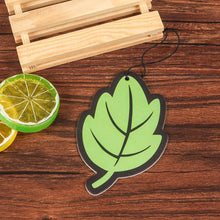 Load image into Gallery viewer, Car Air Freshener Perfume Pendants Vehicle Cartoon Leave Solid Fragrance Piece Auto Slice Aroma Rearview Mirror Ornament
