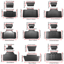 Load image into Gallery viewer, Universal Self-adhesive Motorcycle Passenger Backrest Back Pad Shockproof Moto Rear Top Case Box Luggage Cushion
