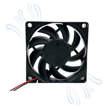 Load image into Gallery viewer, 9025 8025 8015 6015 5015 12V 24V Cooling Fan Brushless Motor Case Quiet Beam Lamp Fan Snail Turbine Blower Heat Dissipation
