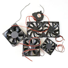 Load image into Gallery viewer, 9025 8025 8015 6015 5015 12V 24V Cooling Fan Brushless Motor Case Quiet Beam Lamp Fan Snail Turbine Blower Heat Dissipation
