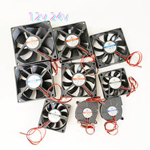 Load image into Gallery viewer, 9025 8025 8015 6015 5015 12V 24V Cooling Fan Brushless Motor Case Quiet Beam Lamp Fan Snail Turbine Blower Heat Dissipation
