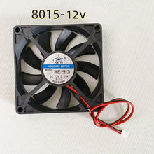 Load image into Gallery viewer, 9025 8025 8015 6015 5015 12V 24V Cooling Fan Brushless Motor Case Quiet Beam Lamp Fan Snail Turbine Blower Heat Dissipation
