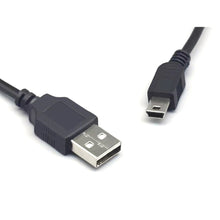 Load image into Gallery viewer, 0.8/0.5M USB Cable V3 A Male to Mini B 5 Pin T Port MiniUSB for Devices MP3 MP4 Camera Mobile Phone HardDisk Computer
