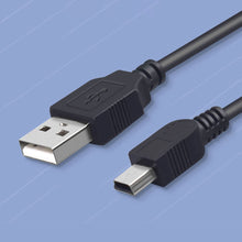 Load image into Gallery viewer, 0.8/0.5M USB Cable V3 A Male to Mini B 5 Pin T Port MiniUSB for Devices MP3 MP4 Camera Mobile Phone HardDisk Computer
