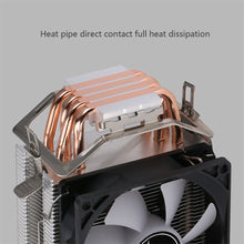 Load image into Gallery viewer, 6/4/2 Heatpipes RGB CPU Cooler Radiator Silent PWM 4/3PIN For Intel LGA775/1150/1151/1155/1156/1356/1366/1200/1700 Ventilador
