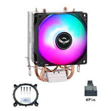 Load image into Gallery viewer, 6/4/2 Heatpipes RGB CPU Cooler Radiator Silent PWM 4/3PIN For Intel LGA775/1150/1151/1155/1156/1356/1366/1200/1700 Ventilador
