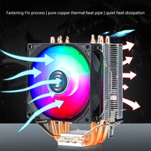 Load image into Gallery viewer, 6/4/2 Heatpipes RGB CPU Cooler Radiator Silent PWM 4/3PIN For Intel LGA775/1150/1151/1155/1156/1356/1366/1200/1700 Ventilador
