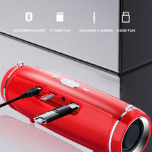 Load image into Gallery viewer, Portable Bluetooth Speakers Mini Wireless High Fidelity Surround Sound Subwoofer Outdoor Waterproof Camping Party Loudspeaker
