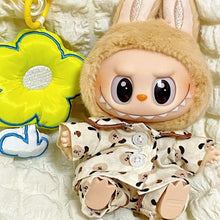 Load image into Gallery viewer, Large and Small Labubu Spring Autumn Pajama Set Fashionable Exquisite Keychain Doll Clothes Set Dolls Decoration Accessories
