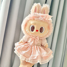 Load image into Gallery viewer, Fashionable Doll Clothes Exquisite Pink Dress Set Mini Cute Doll Replacement Clothes Dolls Decoration Accessories for 38cm Labubu Doll
