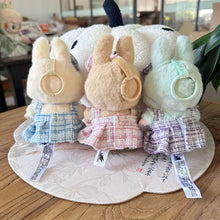 Load image into Gallery viewer, Pearl Bow Dress Set Mini Fashionable Keychain Doll Clothes Cute Exquisite Dolls Decoration Accessories for 15/17CM Labubu Doll
