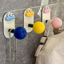 Load image into Gallery viewer, Dopamine Household Bathroom No Punching Hook Cute Bathroom Wall Towel Holder Household Storage Hook

