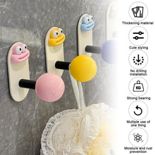 Load image into Gallery viewer, Dopamine Household Bathroom No Punching Hook Cute Bathroom Wall Towel Holder Household Storage Hook
