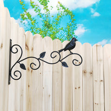 Load image into Gallery viewer, Metal Lantern Flower Basket Feeder Hook Home Bird Street Lamp Bracket Outdoor Hook Metal Wall Hanging Basket Hook
