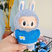 Load image into Gallery viewer, For 17cm Labubu Doll Clothes Fashion Clothes Knitted Sweater Doll Clothes Dolls Accessories Cute Decoration Little Clothes
